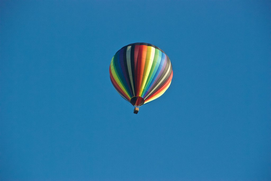 Balloon over the Cabin