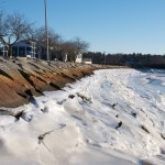 Ice at the Manchester-by-theSea boat ramp