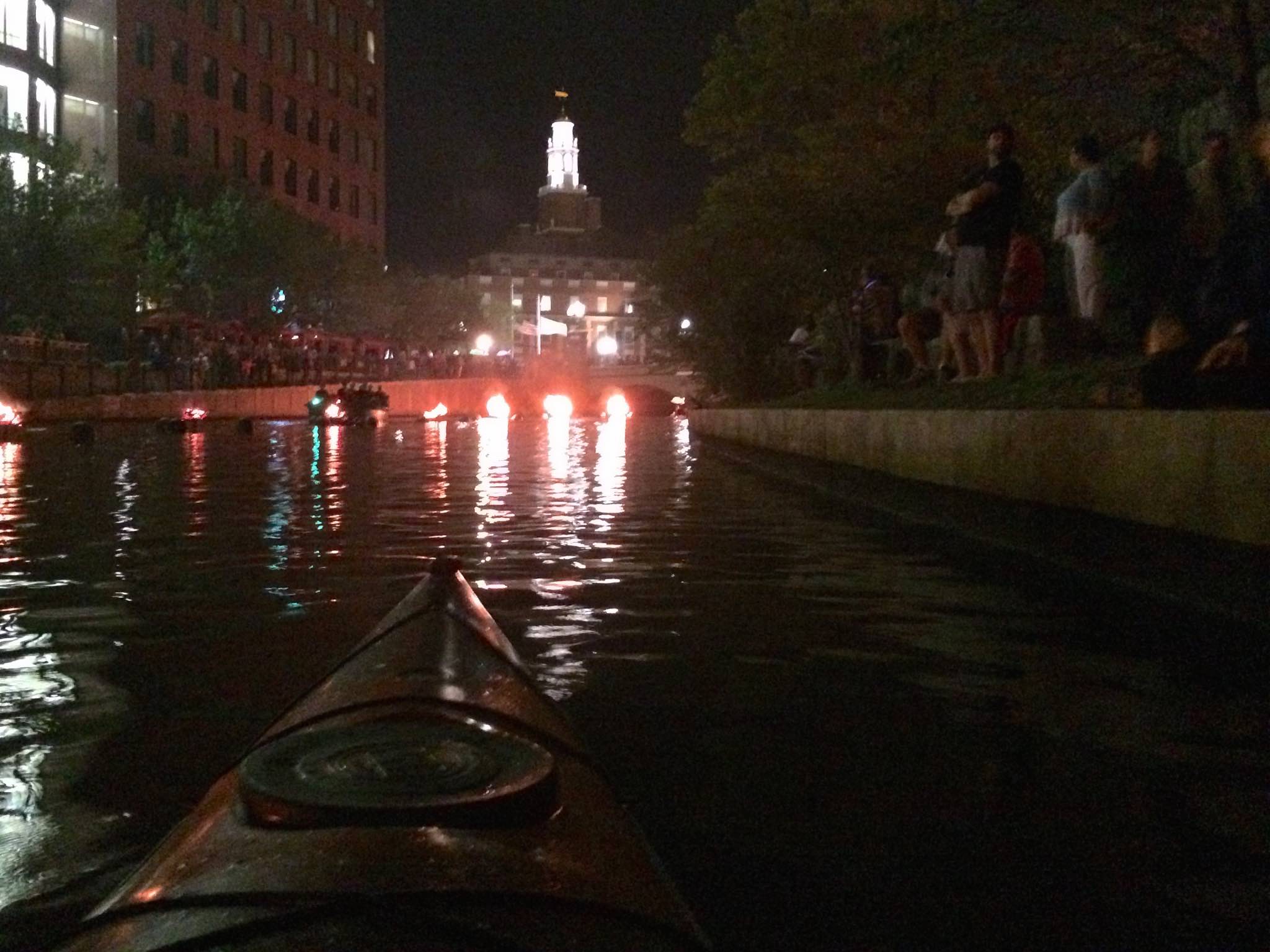 Waterfire from the river
