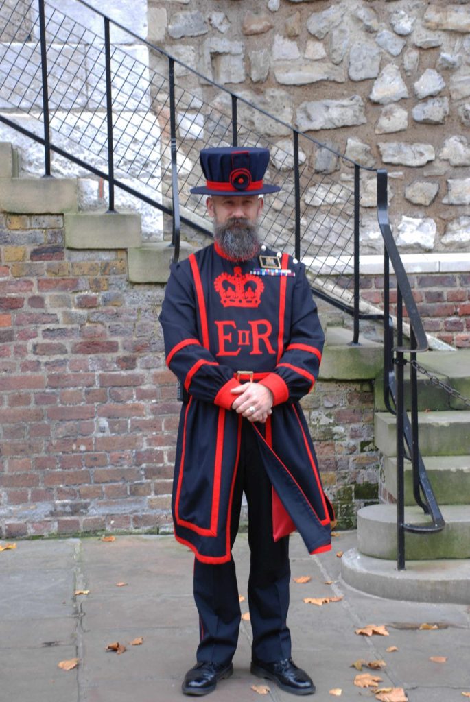Yeoman Warden outside the White Tower