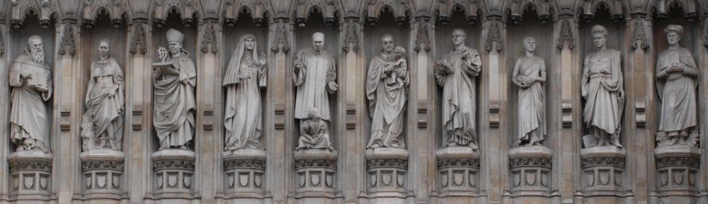 Sculpture at Westminster Abbey