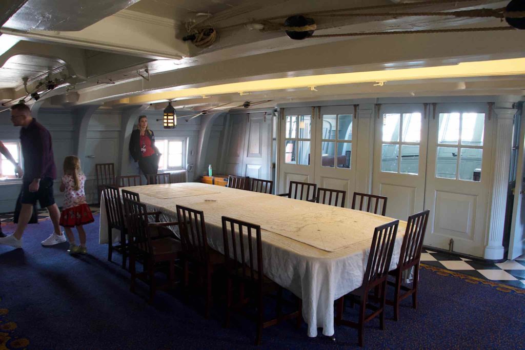 Admiral Nelson's dining cabin