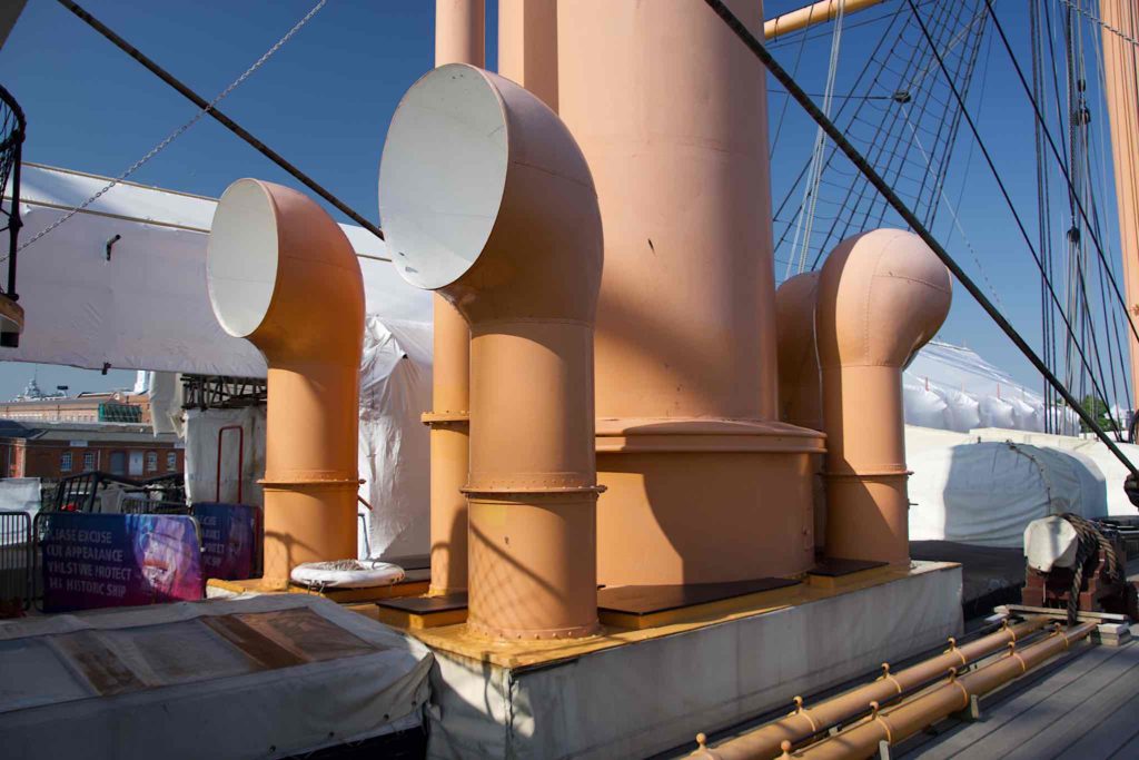 Air Vents aboard Warrior