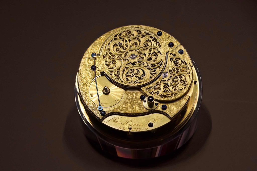 Harrison's H4 chronometer, which won the prize for a sea going chronometer