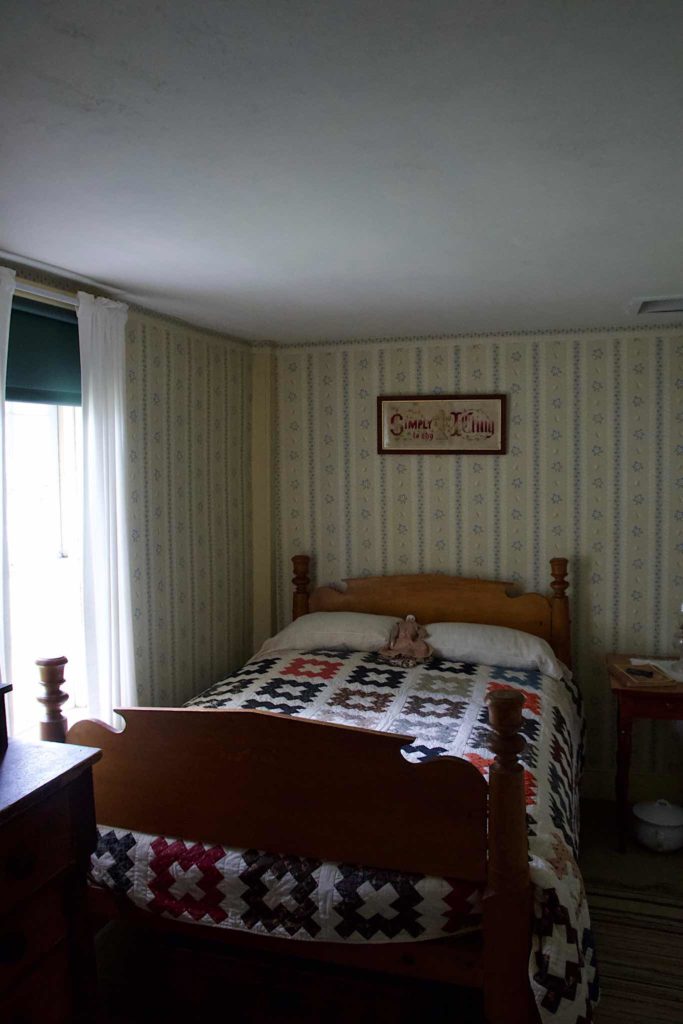 The bed where Coolidge was born