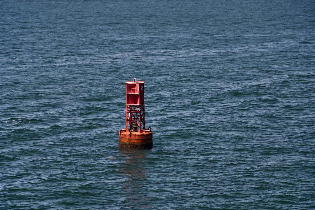 Buoy, on the way over