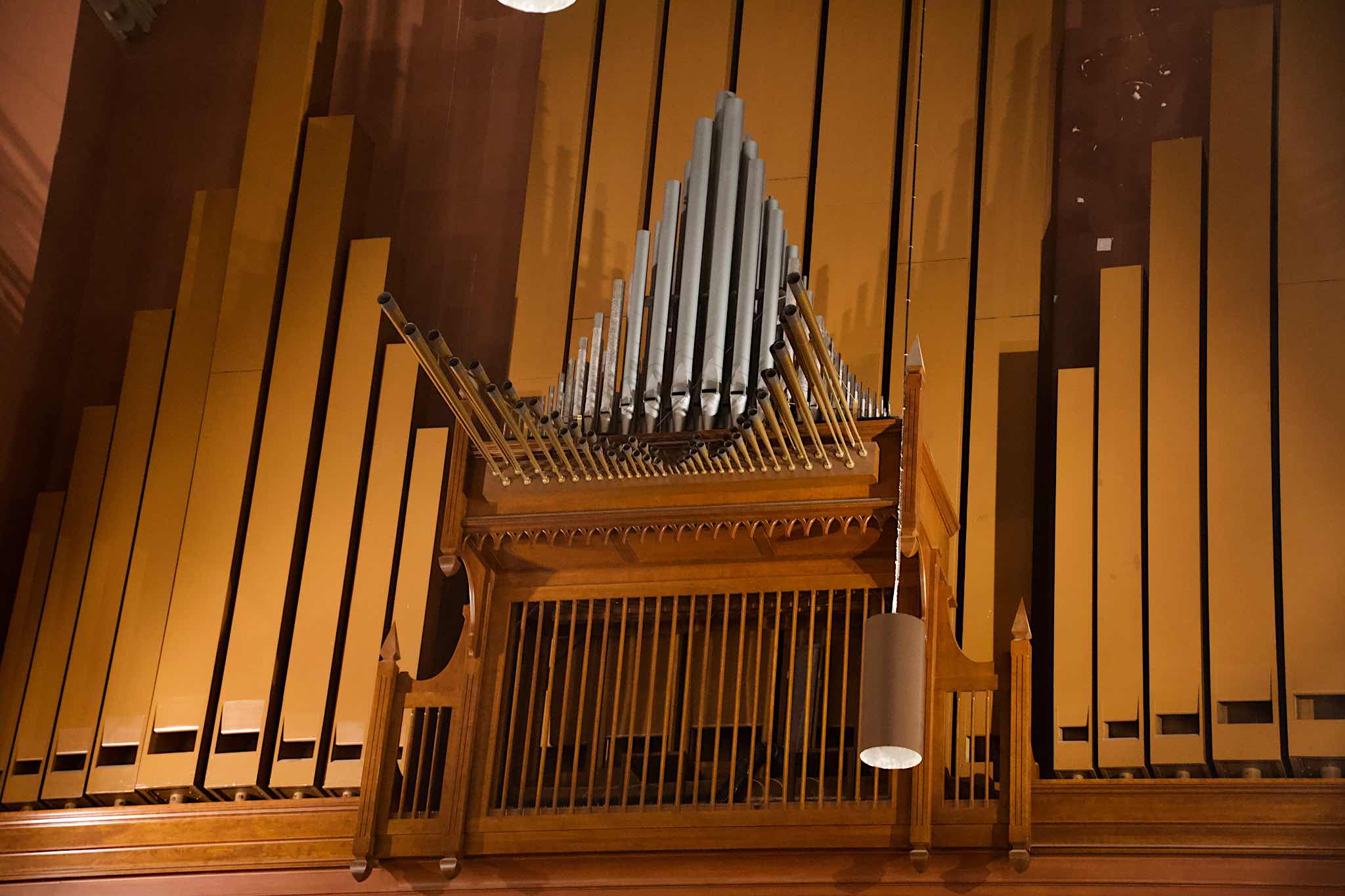 Pipes of the Old South Church's organ