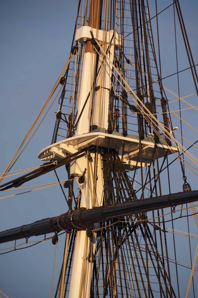 USS Constitution's mizzen mast
