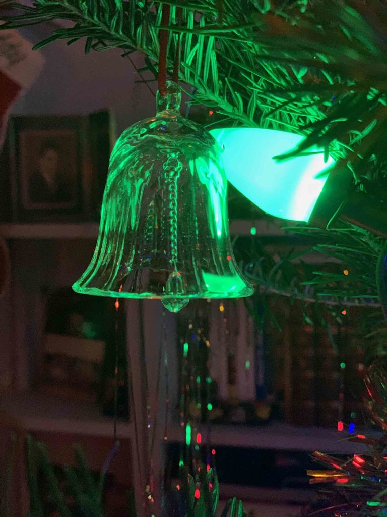 Glass Bell ornament
