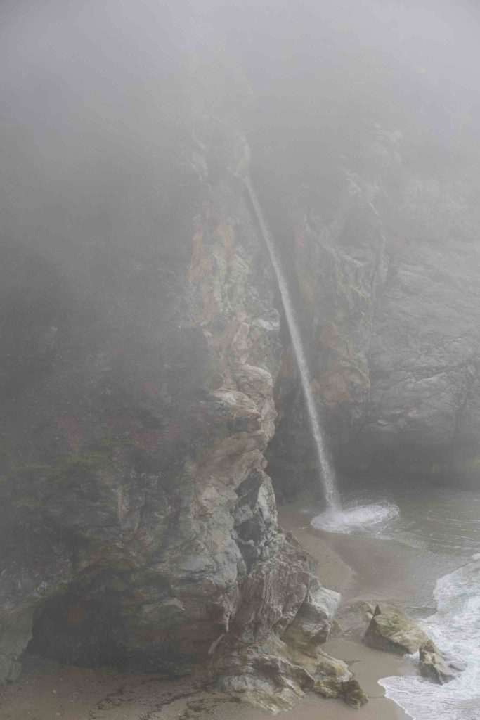 McWay Falls in the fog