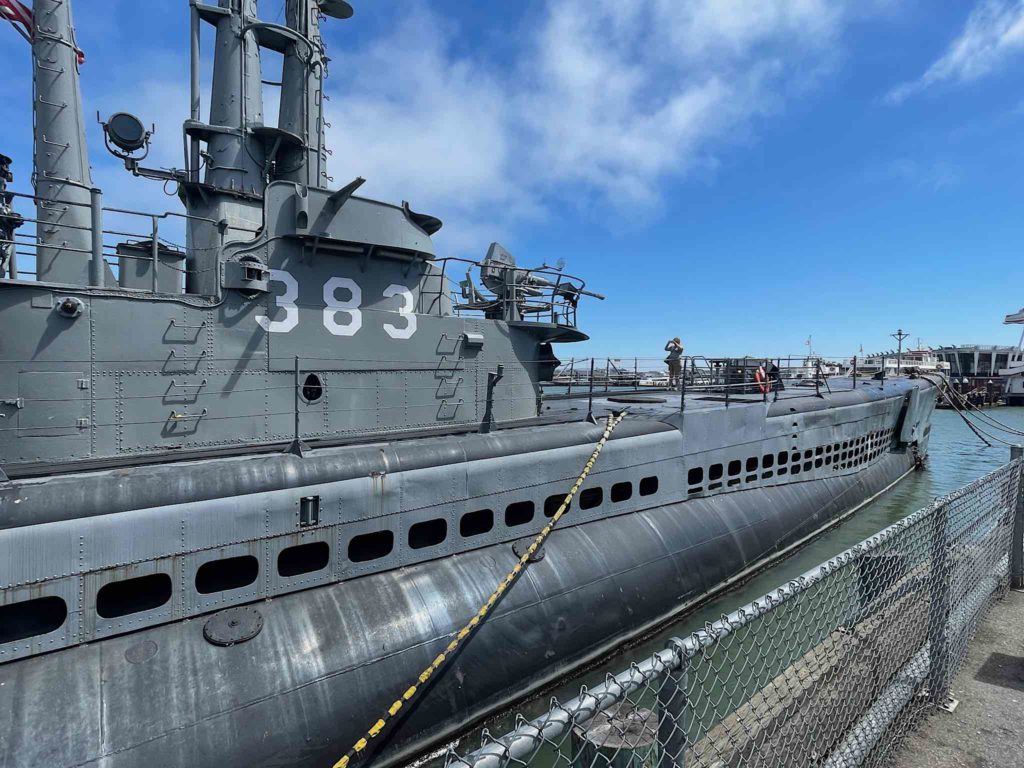 USS Pampanito, a World War II submarine.