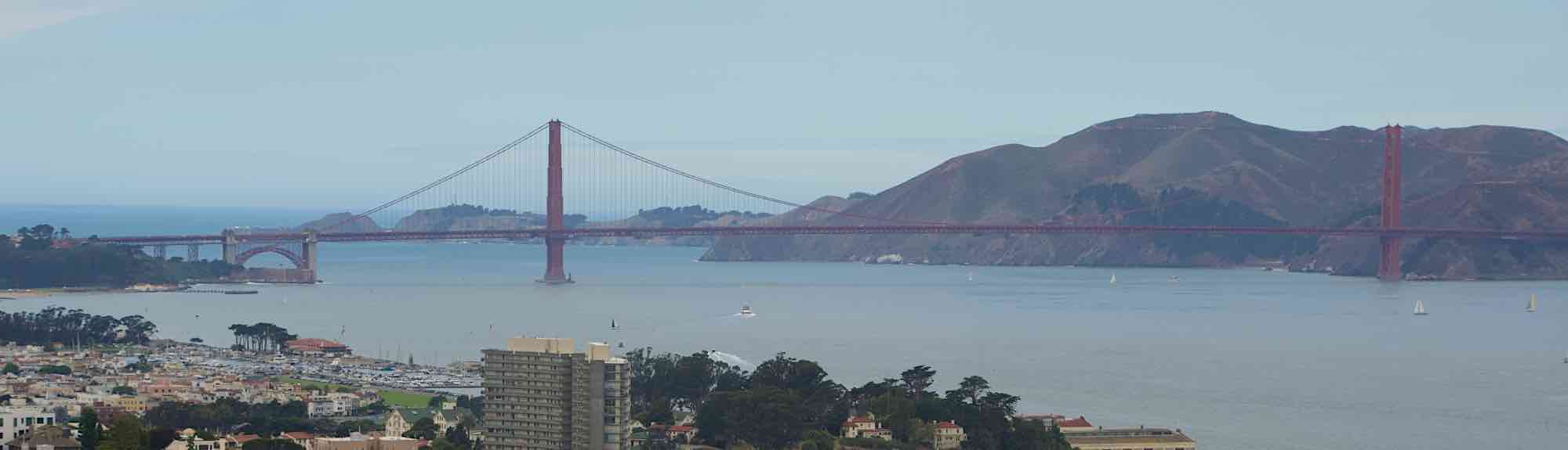 Golden Gate Bridge from Colt Tower