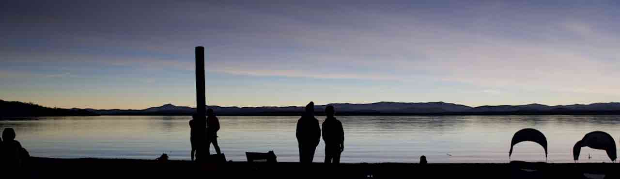 Lake Champlain at totality