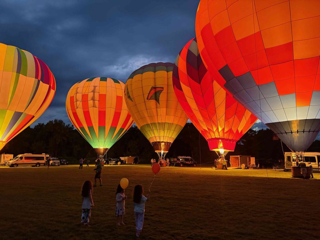 Balloons at the Glow