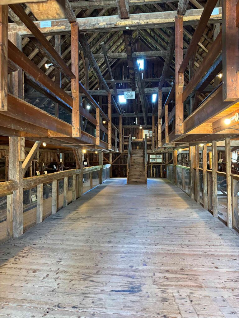 Inside the Wilder Barn