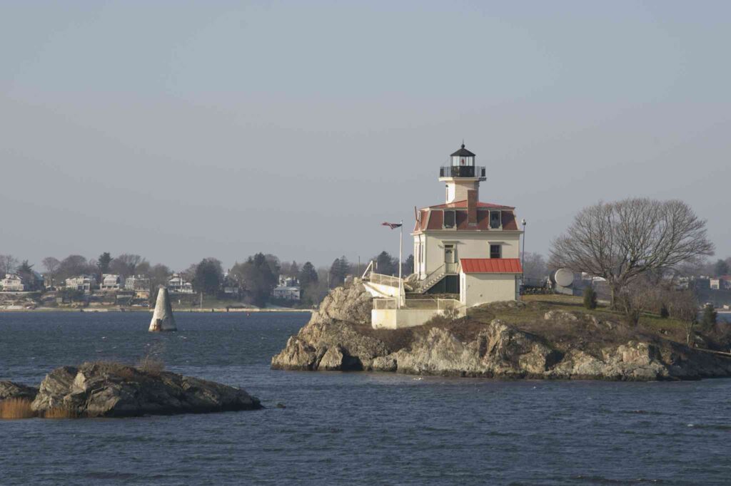 Pomham Rocks Light, in the daylight