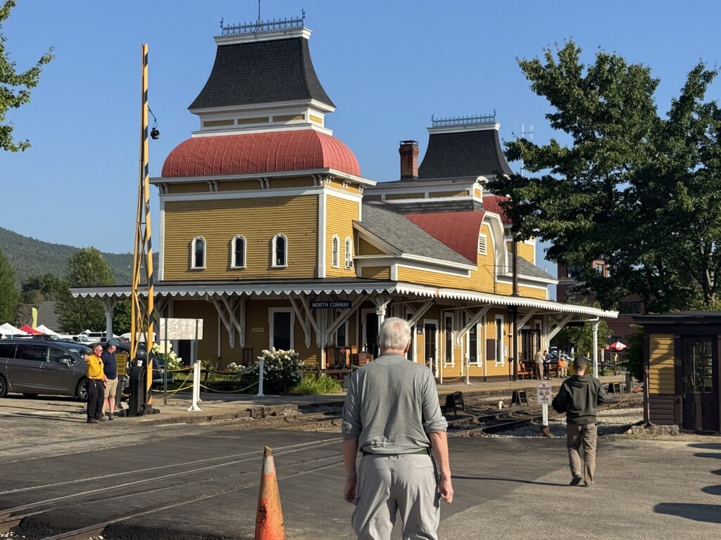 North Conway Station at the end of the day