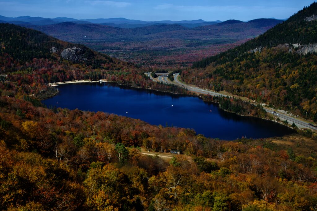 Echo Lake seen from Tramway