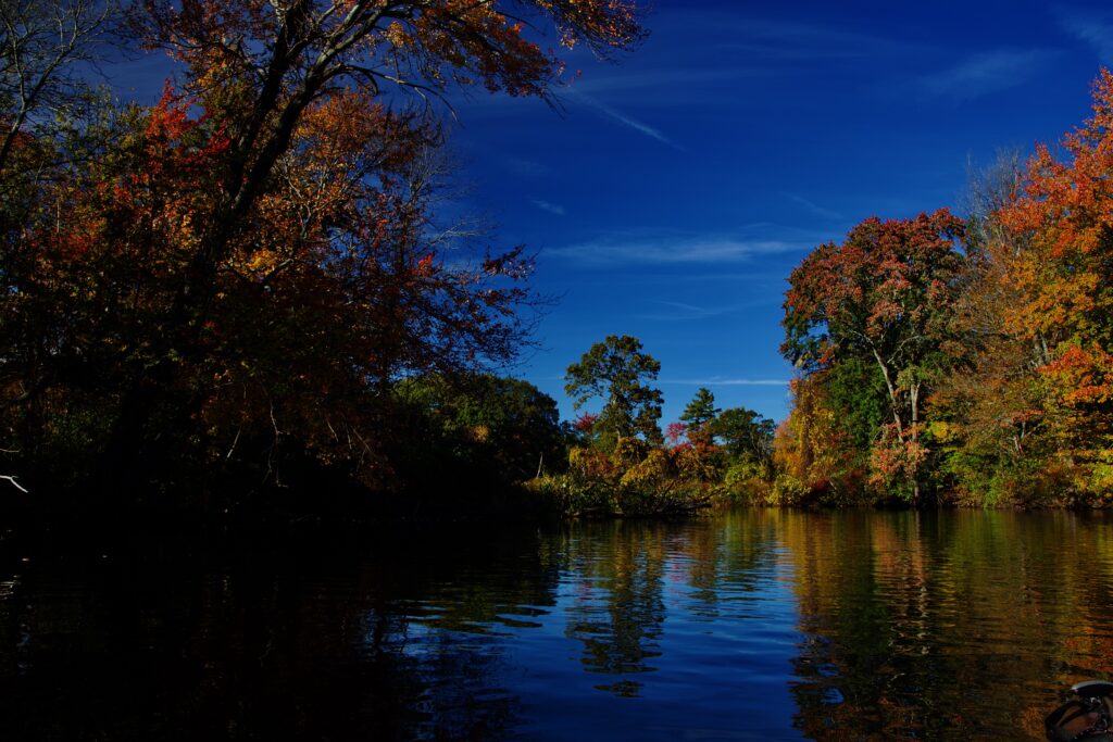 Heading back downstream