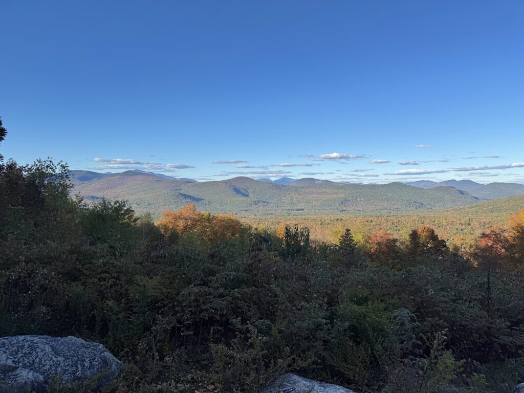Mountains in the distance from Bear Notch Road