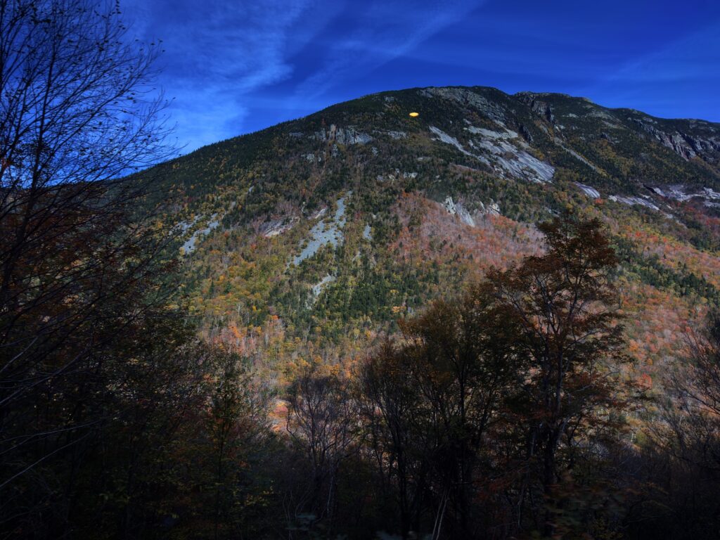 Rocky face of Willard Mountain