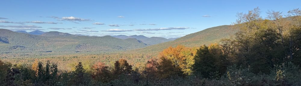 Mountains in the distance, from Bear Notch Road