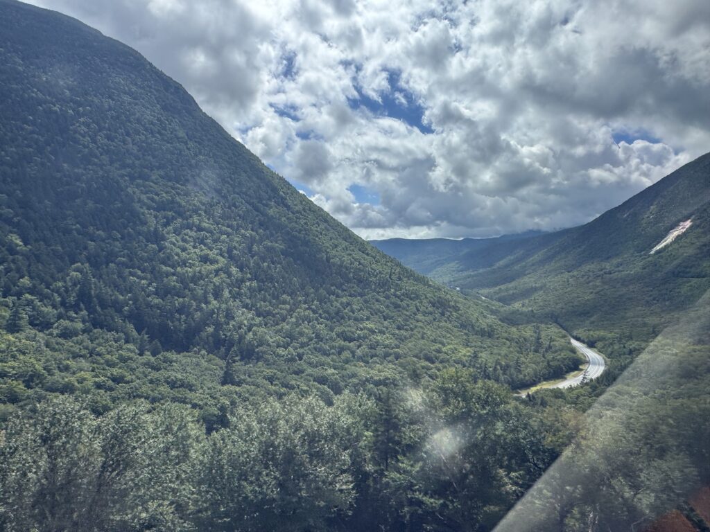 Mountain and valley from the dome