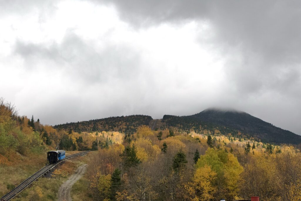 Heading up the mountain